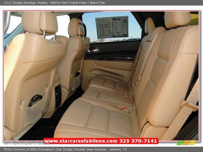 Inferno Red Crystal Pearl / Black/Tan 2011 Dodge Durango Citadel