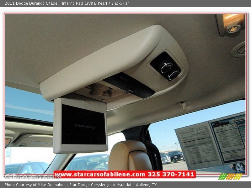 Inferno Red Crystal Pearl / Black/Tan 2011 Dodge Durango Citadel