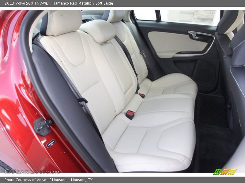 Rear Seat of 2013 S60 T6 AWD