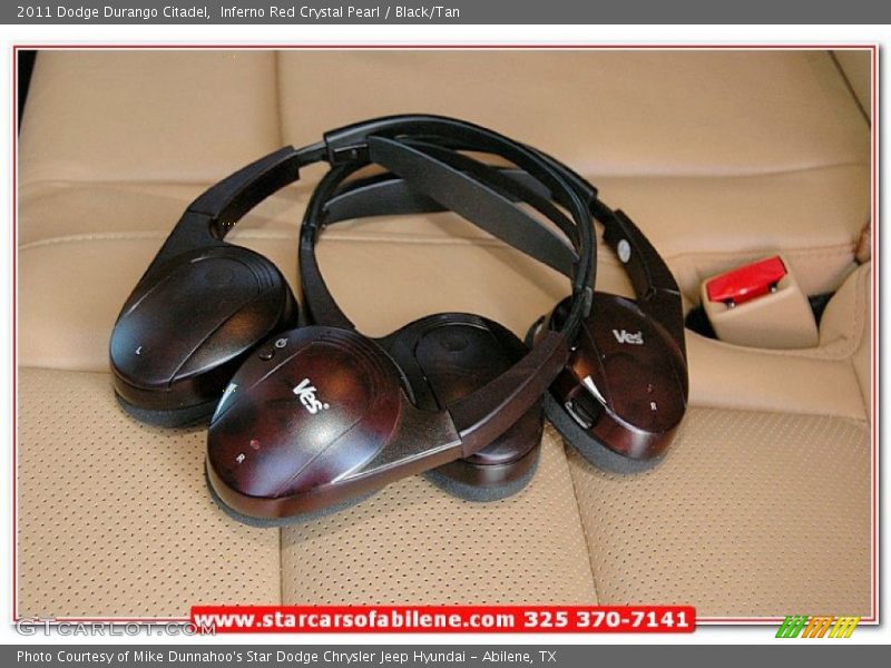 Inferno Red Crystal Pearl / Black/Tan 2011 Dodge Durango Citadel