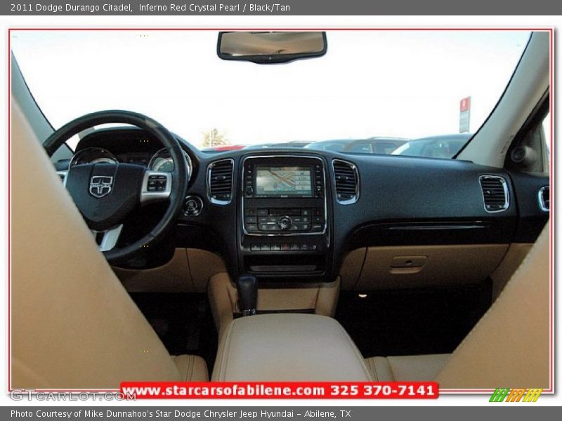 Inferno Red Crystal Pearl / Black/Tan 2011 Dodge Durango Citadel