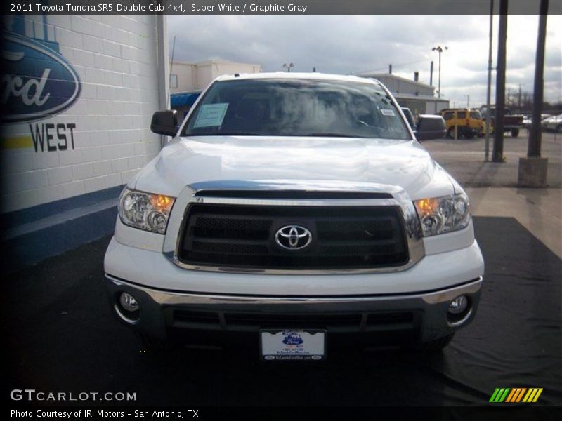 Super White / Graphite Gray 2011 Toyota Tundra SR5 Double Cab 4x4