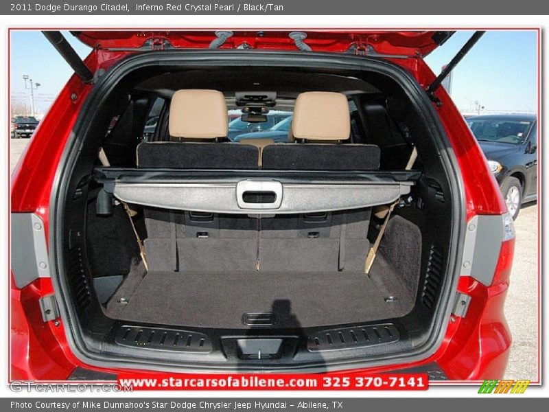 Inferno Red Crystal Pearl / Black/Tan 2011 Dodge Durango Citadel