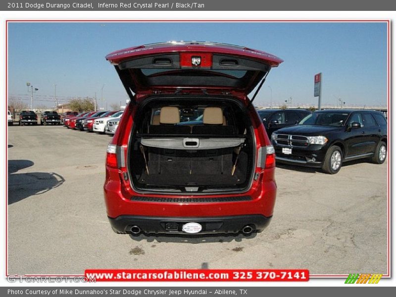 Inferno Red Crystal Pearl / Black/Tan 2011 Dodge Durango Citadel