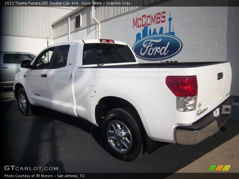 Super White / Graphite Gray 2011 Toyota Tundra SR5 Double Cab 4x4
