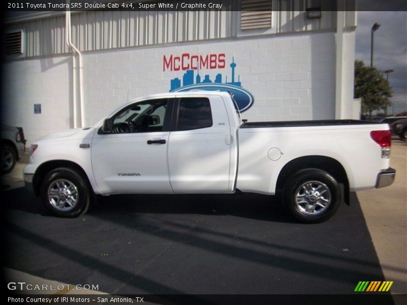 Super White / Graphite Gray 2011 Toyota Tundra SR5 Double Cab 4x4