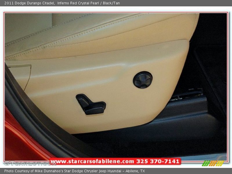 Inferno Red Crystal Pearl / Black/Tan 2011 Dodge Durango Citadel