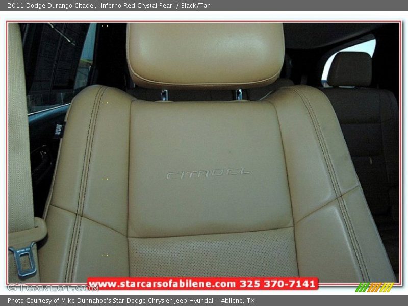 Inferno Red Crystal Pearl / Black/Tan 2011 Dodge Durango Citadel