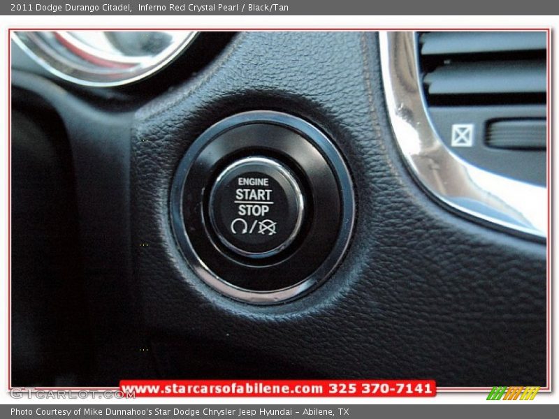 Inferno Red Crystal Pearl / Black/Tan 2011 Dodge Durango Citadel