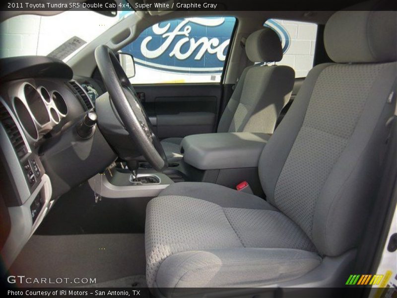 Super White / Graphite Gray 2011 Toyota Tundra SR5 Double Cab 4x4