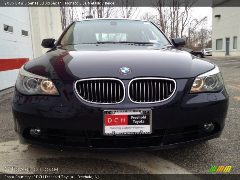 Monaco Blue Metallic / Beige 2006 BMW 5 Series 530xi Sedan