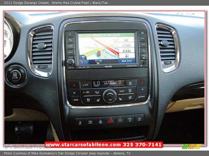 Inferno Red Crystal Pearl / Black/Tan 2011 Dodge Durango Citadel