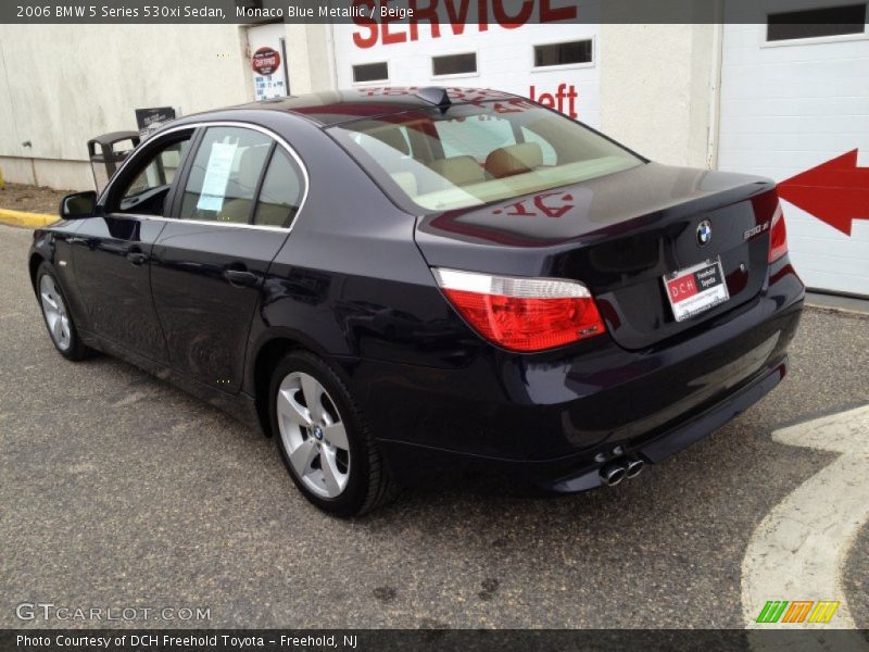 Monaco Blue Metallic / Beige 2006 BMW 5 Series 530xi Sedan