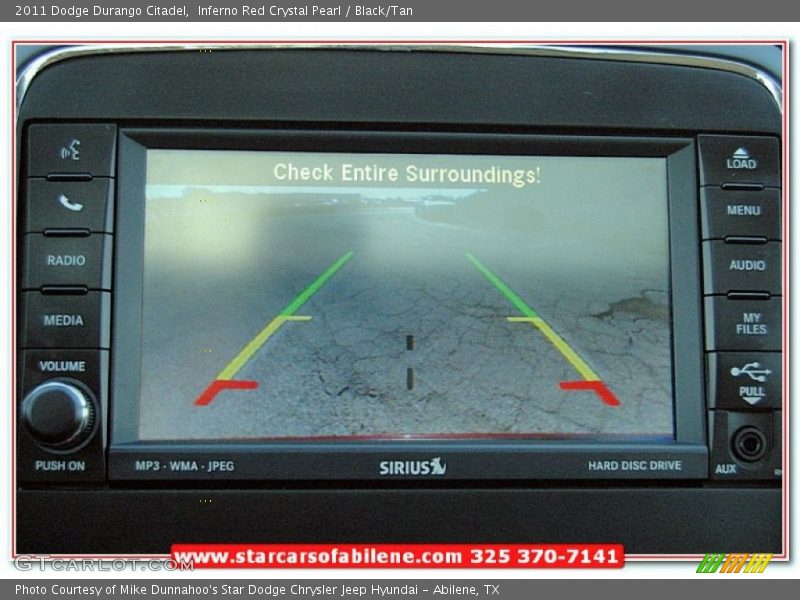 Inferno Red Crystal Pearl / Black/Tan 2011 Dodge Durango Citadel