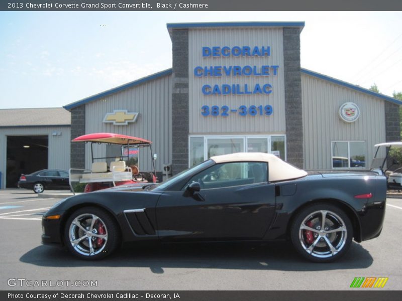 Black / Cashmere 2013 Chevrolet Corvette Grand Sport Convertible