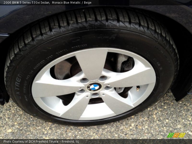 Monaco Blue Metallic / Beige 2006 BMW 5 Series 530xi Sedan