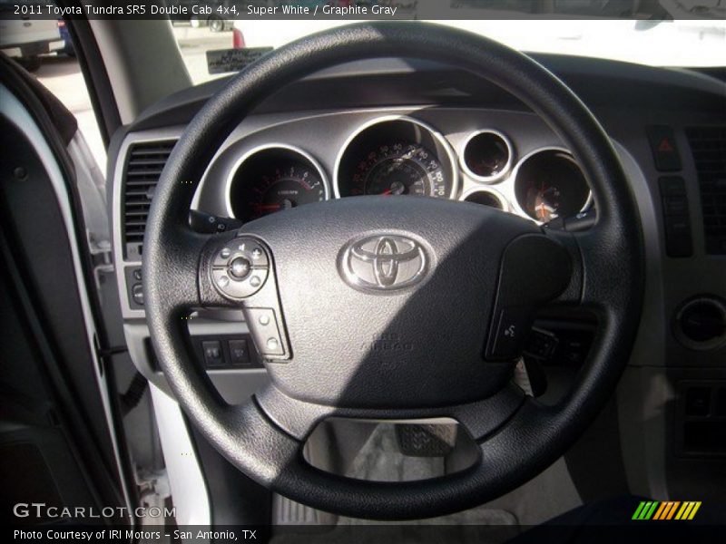 Super White / Graphite Gray 2011 Toyota Tundra SR5 Double Cab 4x4
