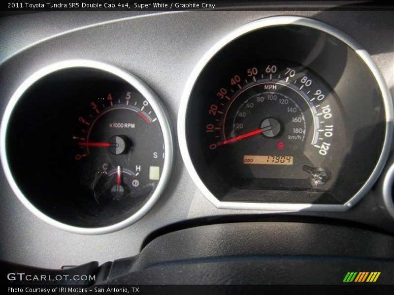 Super White / Graphite Gray 2011 Toyota Tundra SR5 Double Cab 4x4