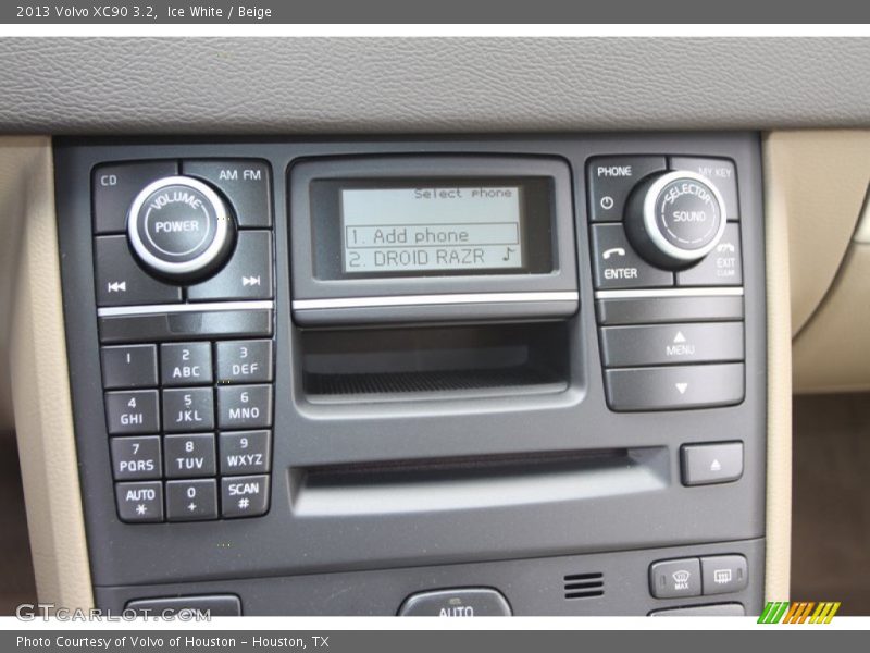 Ice White / Beige 2013 Volvo XC90 3.2