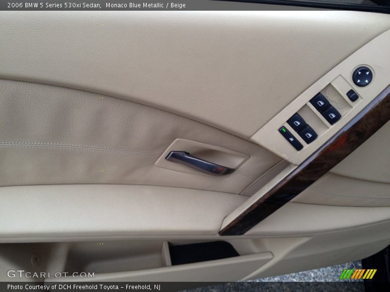 Monaco Blue Metallic / Beige 2006 BMW 5 Series 530xi Sedan