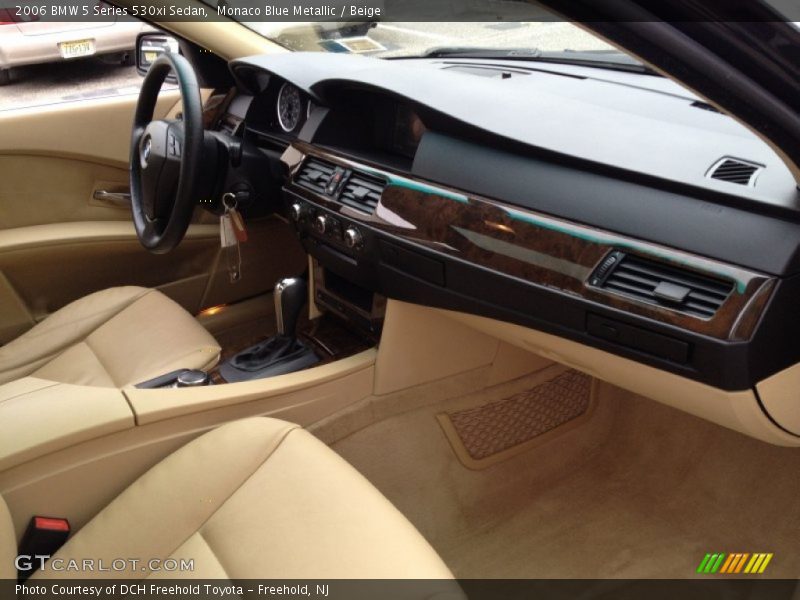 Monaco Blue Metallic / Beige 2006 BMW 5 Series 530xi Sedan