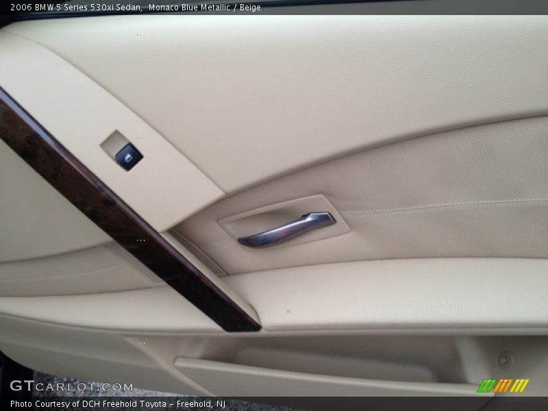 Monaco Blue Metallic / Beige 2006 BMW 5 Series 530xi Sedan
