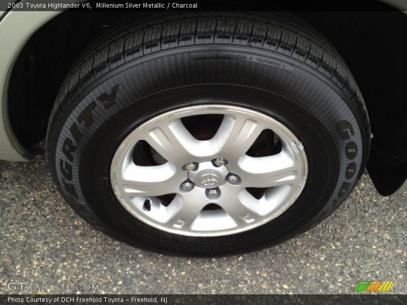 Millenium Silver Metallic / Charcoal 2003 Toyota Highlander V6