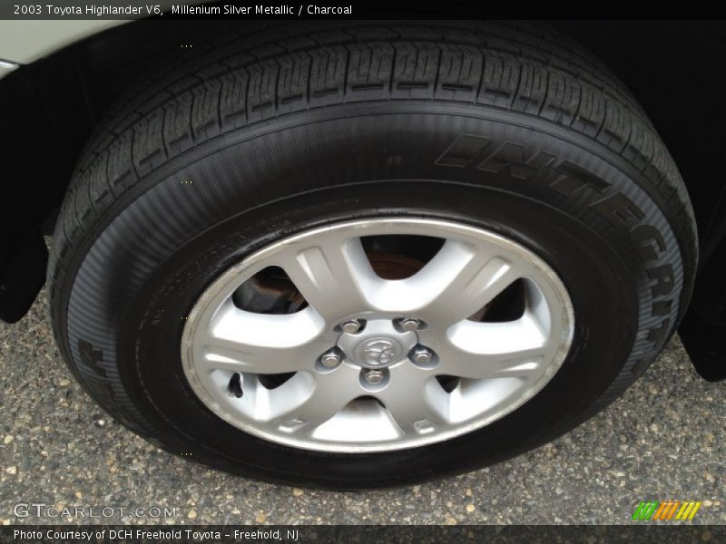 Millenium Silver Metallic / Charcoal 2003 Toyota Highlander V6