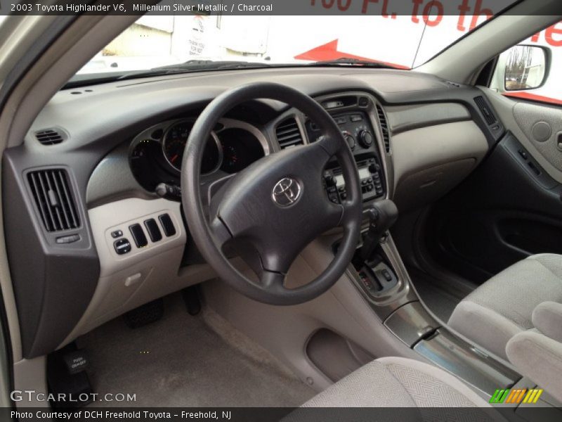 Millenium Silver Metallic / Charcoal 2003 Toyota Highlander V6