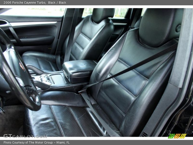 Front Seat of 2006 Cayenne Turbo