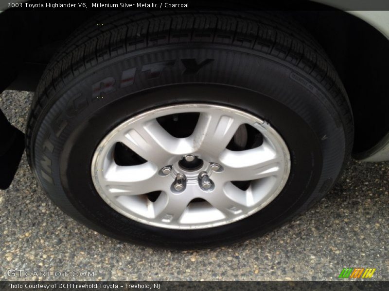 Millenium Silver Metallic / Charcoal 2003 Toyota Highlander V6