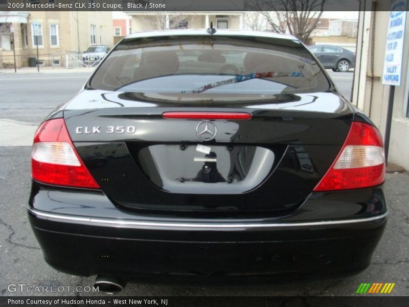 Black / Stone 2009 Mercedes-Benz CLK 350 Coupe