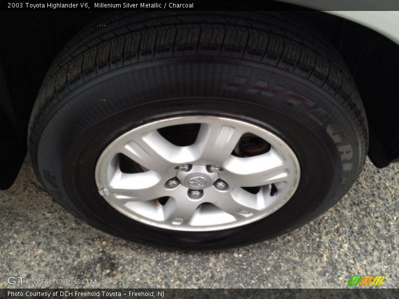 Millenium Silver Metallic / Charcoal 2003 Toyota Highlander V6