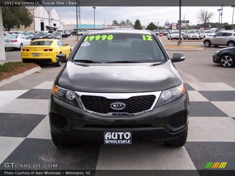 Tuscan Olive / Black 2012 Kia Sorento LX