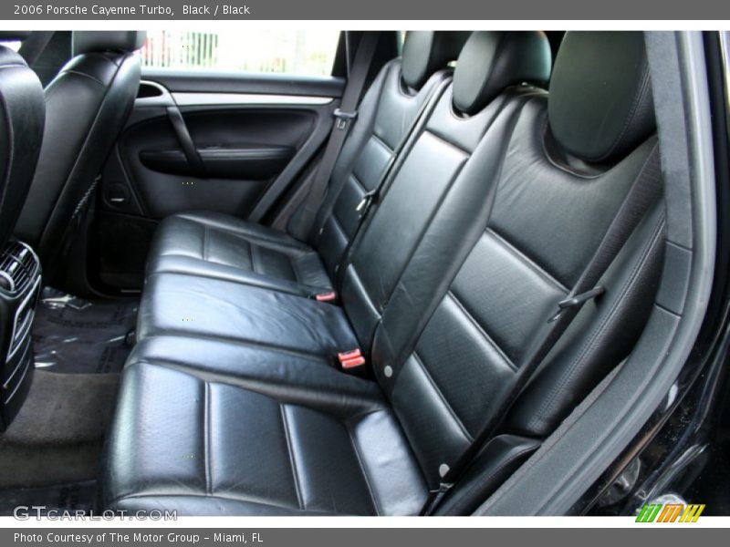Rear Seat of 2006 Cayenne Turbo