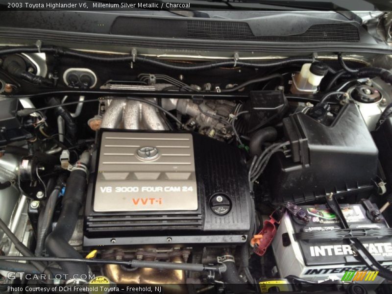 Millenium Silver Metallic / Charcoal 2003 Toyota Highlander V6