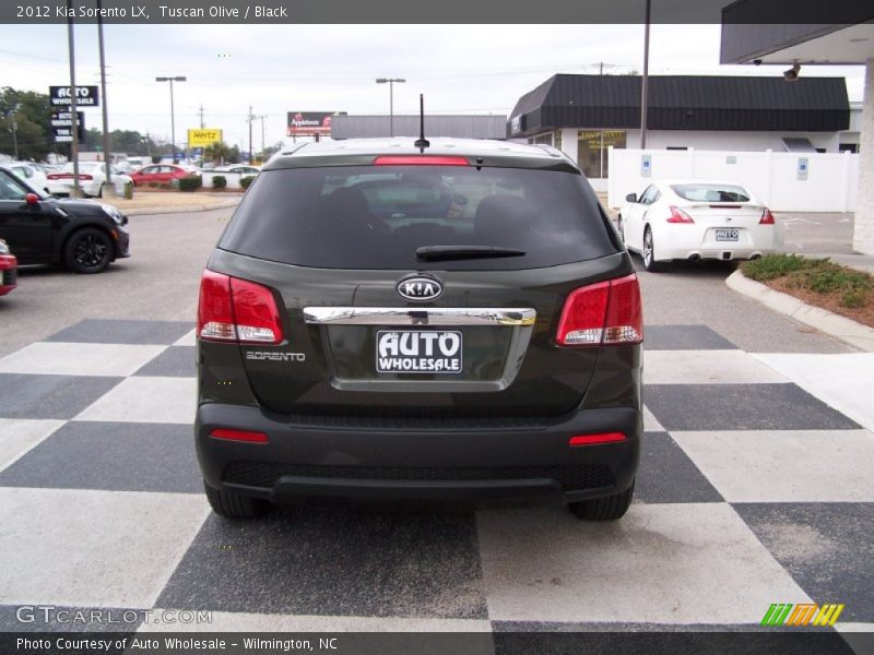 Tuscan Olive / Black 2012 Kia Sorento LX