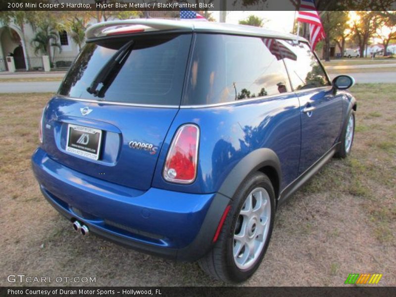 Hyper Blue Metallic / Black/Panther Black 2006 Mini Cooper S Hardtop