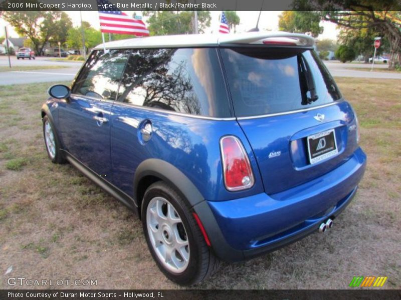 Hyper Blue Metallic / Black/Panther Black 2006 Mini Cooper S Hardtop