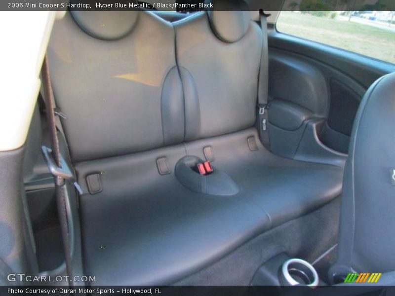 Rear Seat of 2006 Cooper S Hardtop