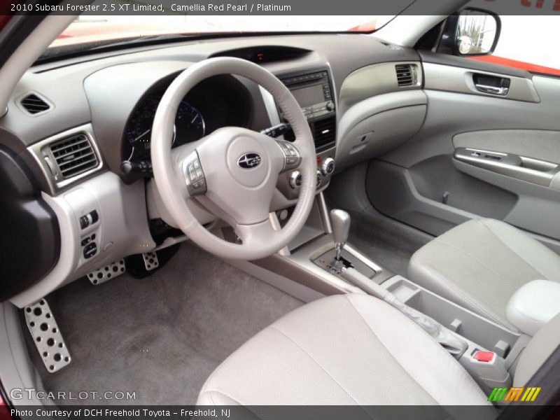 Camellia Red Pearl / Platinum 2010 Subaru Forester 2.5 XT Limited