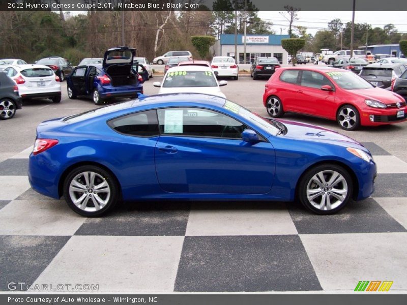 Mirabeau Blue / Black Cloth 2012 Hyundai Genesis Coupe 2.0T