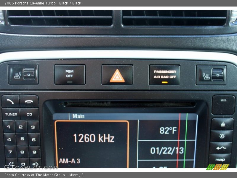 Controls of 2006 Cayenne Turbo