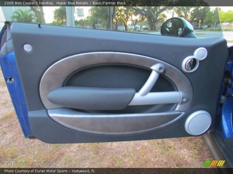 Hyper Blue Metallic / Black/Panther Black 2006 Mini Cooper S Hardtop
