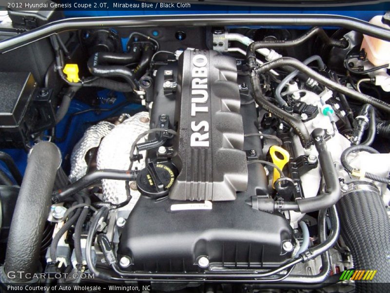 Mirabeau Blue / Black Cloth 2012 Hyundai Genesis Coupe 2.0T
