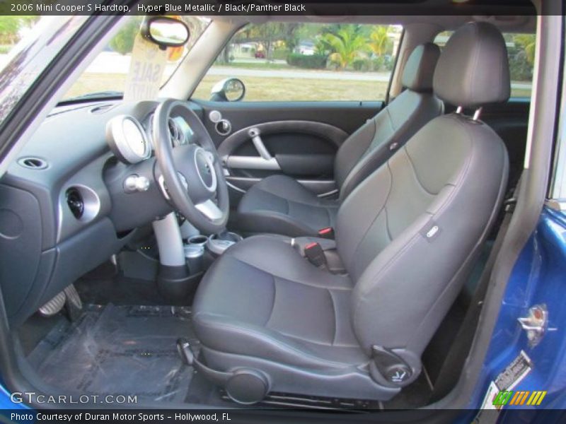 Hyper Blue Metallic / Black/Panther Black 2006 Mini Cooper S Hardtop