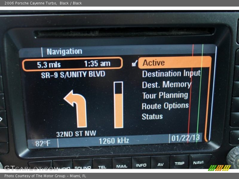 Navigation of 2006 Cayenne Turbo