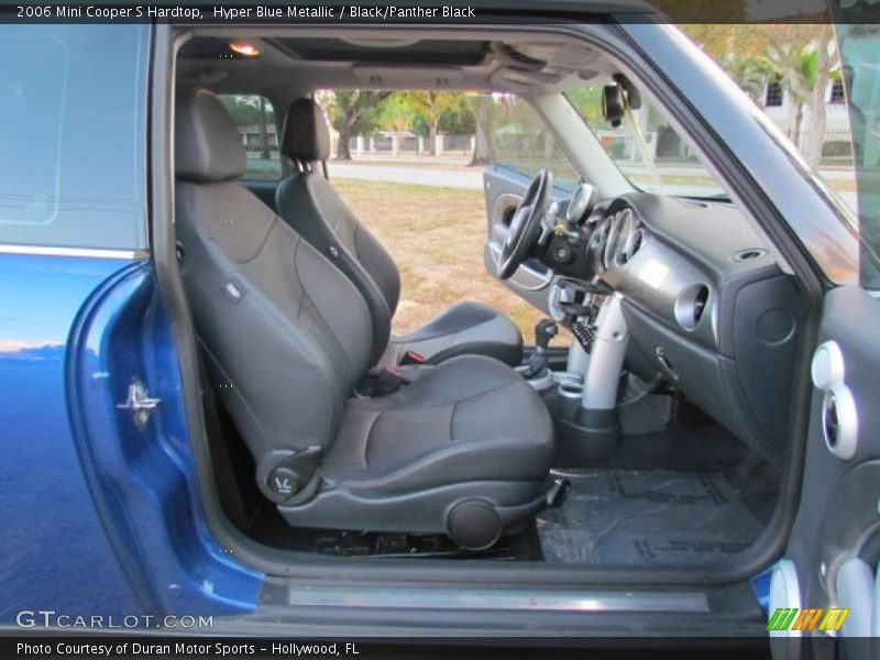 Hyper Blue Metallic / Black/Panther Black 2006 Mini Cooper S Hardtop