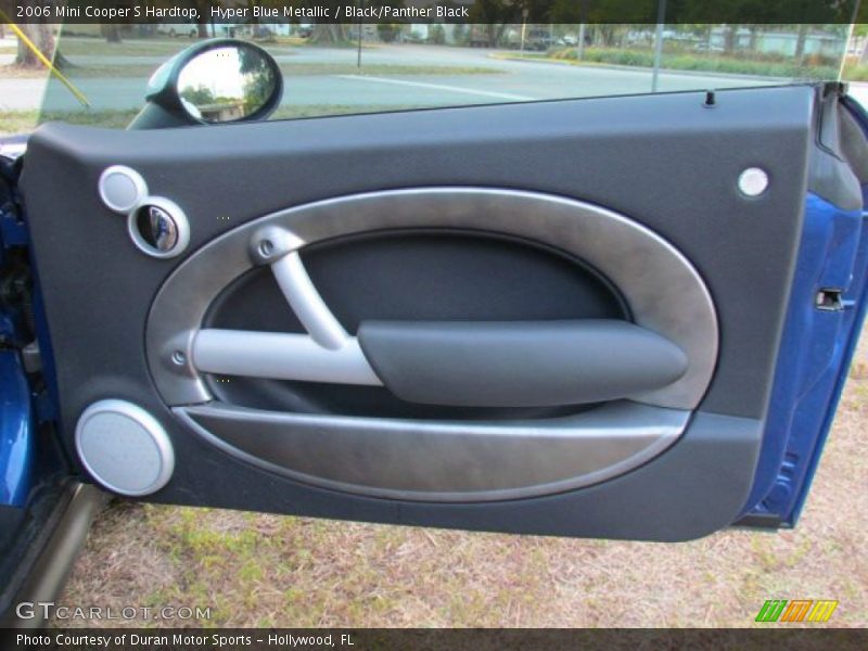 Hyper Blue Metallic / Black/Panther Black 2006 Mini Cooper S Hardtop