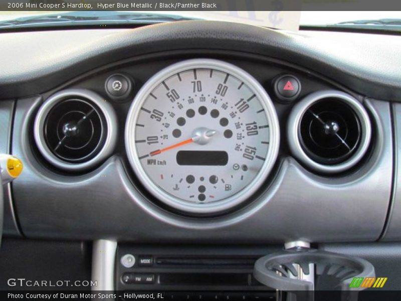 Hyper Blue Metallic / Black/Panther Black 2006 Mini Cooper S Hardtop